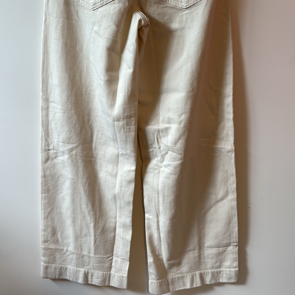 American Eagle Cream Wide-Leg Pants - Picture 7 of 9